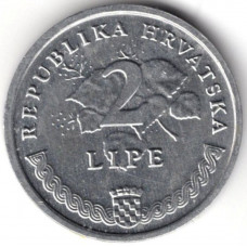 2 куны 1993 Хорватия - 2 kuna 1993 Croatia