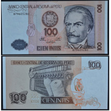 100 Инти 1987 Перу - 100 Intis 1987 Peru