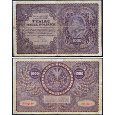 1000 марок 1919 Польша - 1000 marek 1919 Poland