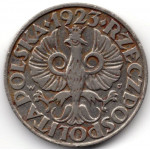 50 грошей 1923 Польша - 50 groszy 1923 Poland