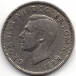 2 шиллинга 1948 Великобритания - 2 shillings 1948 Great Britain