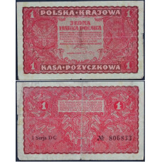 1 марка 1919 Польша - 1 marka 1919 Poland