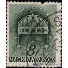 1941. Почтовая марка Венгрии. Церковь в Венгрии, 8f