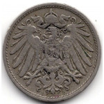 10 пфеннигов 1906 Германия - 10 pfennig 1906 Germany, D