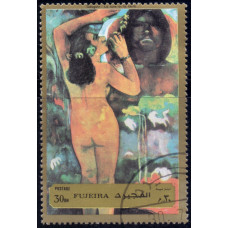 1972. Почтовая марка ОАЭ, Фуджейра. Картины Гогена, 30Dh