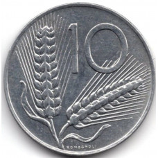 10 лир 1981 Италия - 10 lire 1981 Italy, из оборота