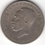 1 шиллинг 1983 Танзания - 1 shilling 1983 Tanzania, из оборота