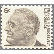 1966 Январь. США, Рузвельт, 6 центов