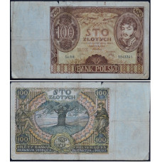 100 злотых 1934 Польша - 100 zloty 1934 Poland