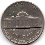 5 центов 1974 США - 5 cents 1974 USA, из оборота