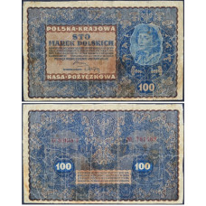100 марок 1919 Польша - 100 marek 1919 Poland