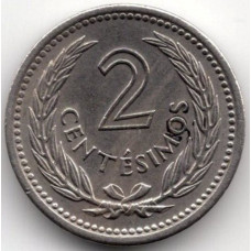 2 сентесимо 1953 Уругвай - 2 centesimos 1953 Uruguay, из оборота