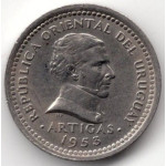 2 сентесимо 1953 Уругвай - 2 centesimos 1953 Uruguay, из оборота