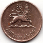 1 цент 1936 Эфиопия - 1 cent 1936 Ethiopia, из оборота