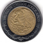 5 песо 2013 Мексика - 5 pesos 2013 Mexico, из оборота