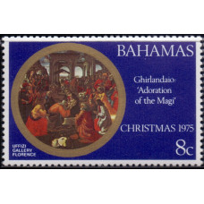 1975, декабрь. Почтовая марка Багамских островов. Рождество, 8С