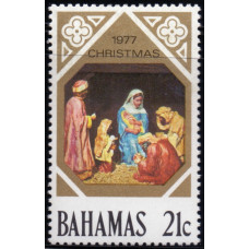 1977, октябрь. Почтовая марка Багамских островов. Рождество, 21С