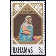 1977, октябрь. Почтовая марка Багамских островов. Рождество, 3С