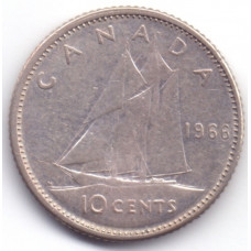 10 центов 1966 Канада - 10 cents 1966 Canada