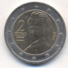 2 евро 2010 Австрия - 2 euro 2010 Austria